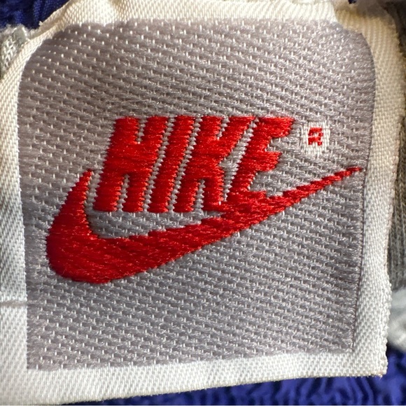 Nike Vintage 90s Gray Tag Windpants Track Pants Ankle Zip lined Purple M - Picture 5 of 10